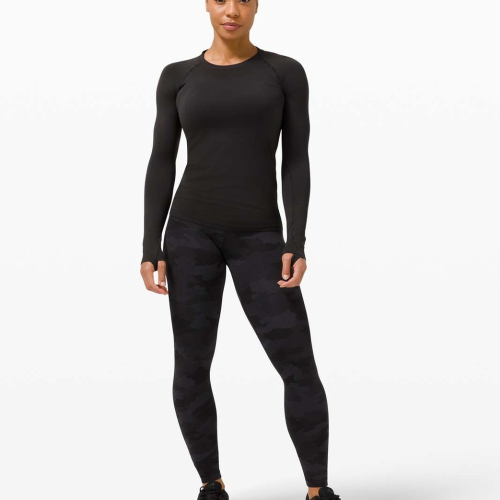 Lululemon Wunder Train High-Rise Tight 28"Heritage 365 Camo Deep Coal Multi - Picture 5 of 11